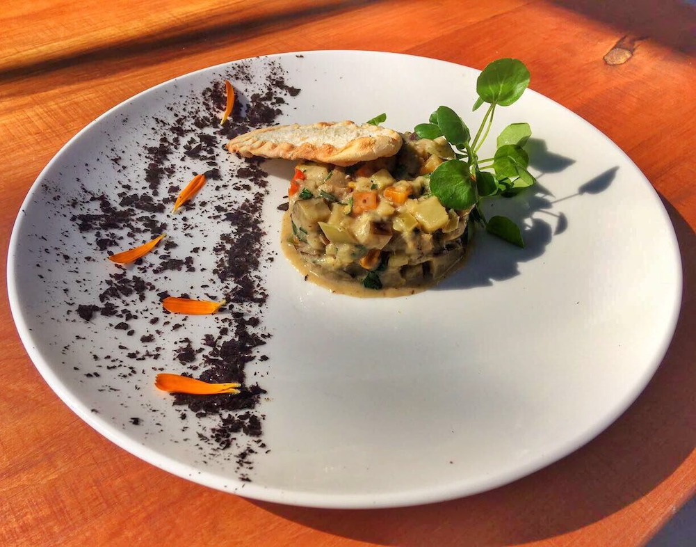 Tártaro Vegetales asados