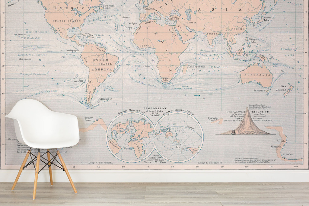 Ocean Currents World Map
