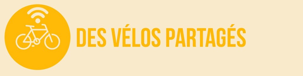 Des vélos partagés