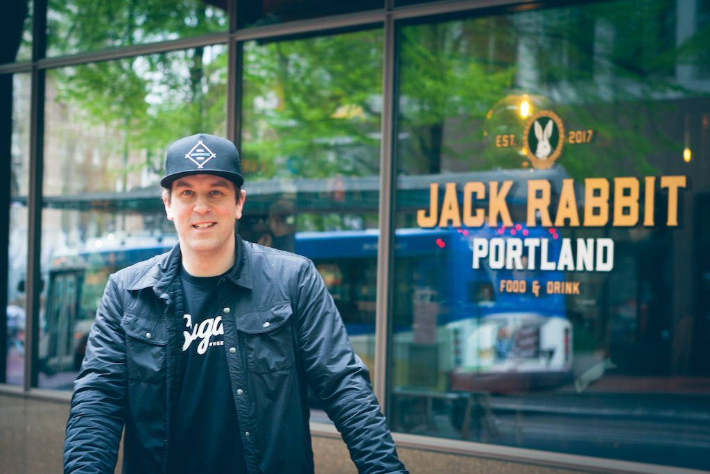 Chris DiMinno at Portland restaurant Jack Rabbit