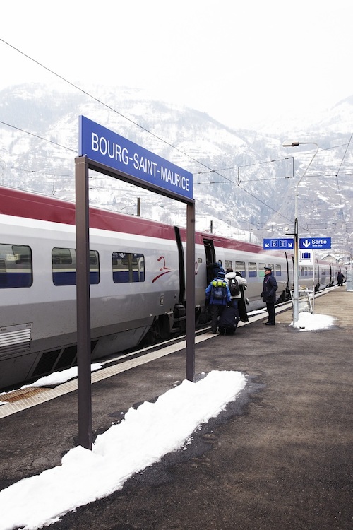 Thalys Sneeuw aankomst