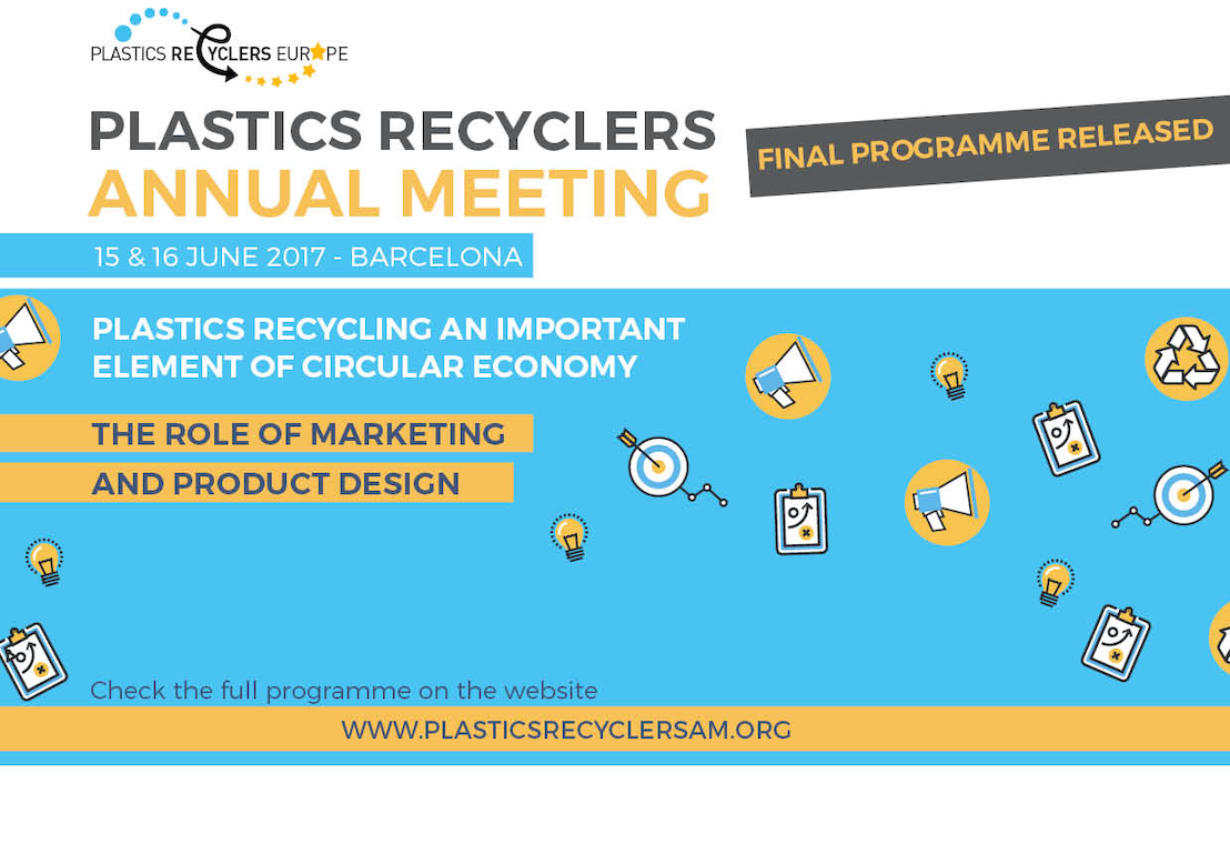 European Commission to speak at the Plastics Recyclers Annual Meeting 2017