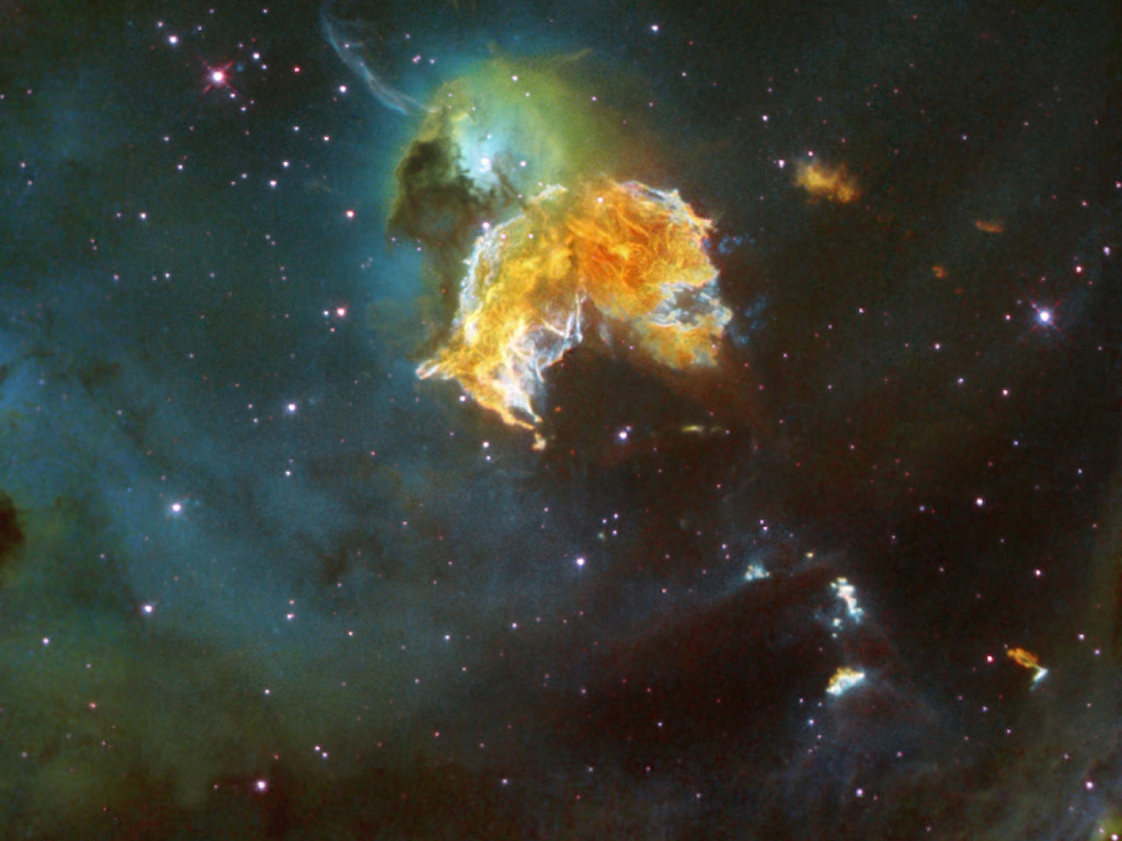 Supernova Remnant N 63A Menagerie. Image: NASA.