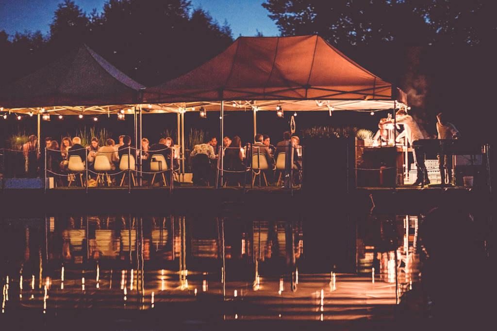 Dinner On a Lake