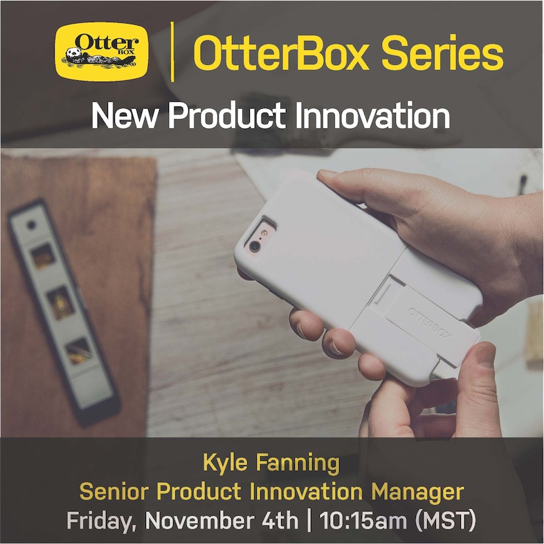 Students learn about taking a product from start to finish with a series on innovation hosted by OtterBox at Nepris.com.