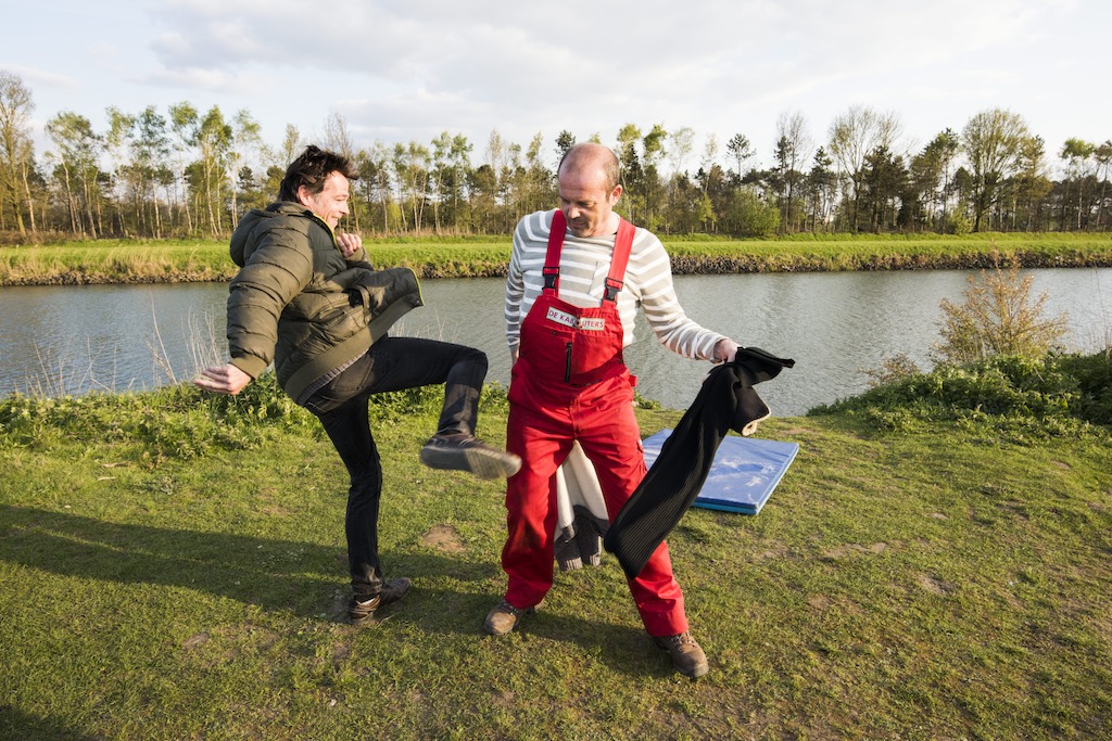 Geloofwaardig vechten met stuntcoördinator Robert De La Haye (c) Alex Vanhee/VRT