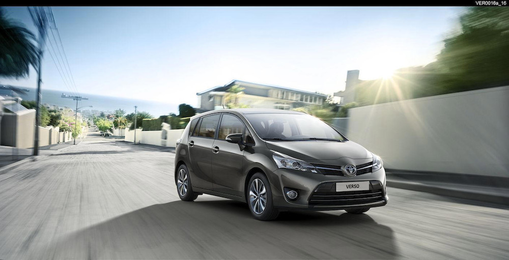 Toyota VERSO MY2017: nouveauc codes, changements et prix