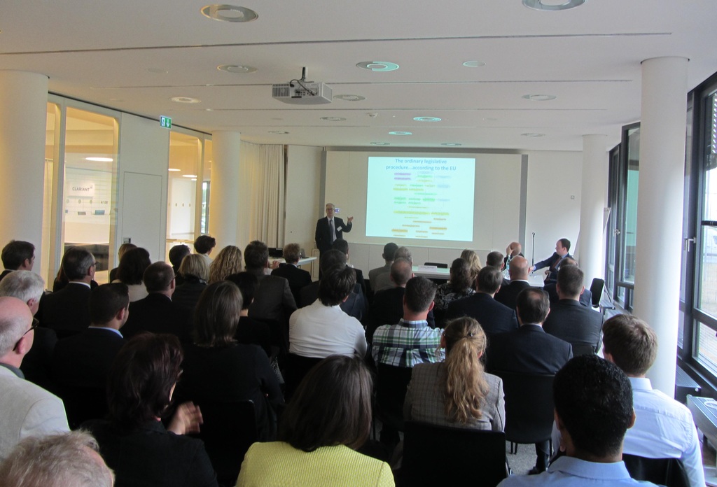 Nigel Talboys from Terumo BCT during his presentation