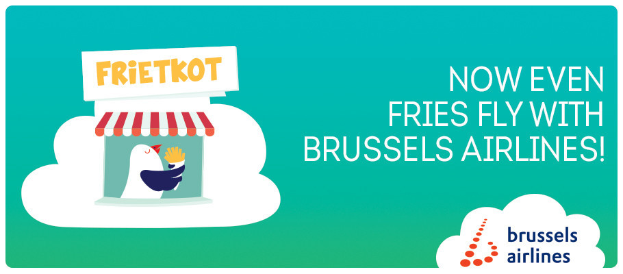 Fries fly with Brussels Airlines