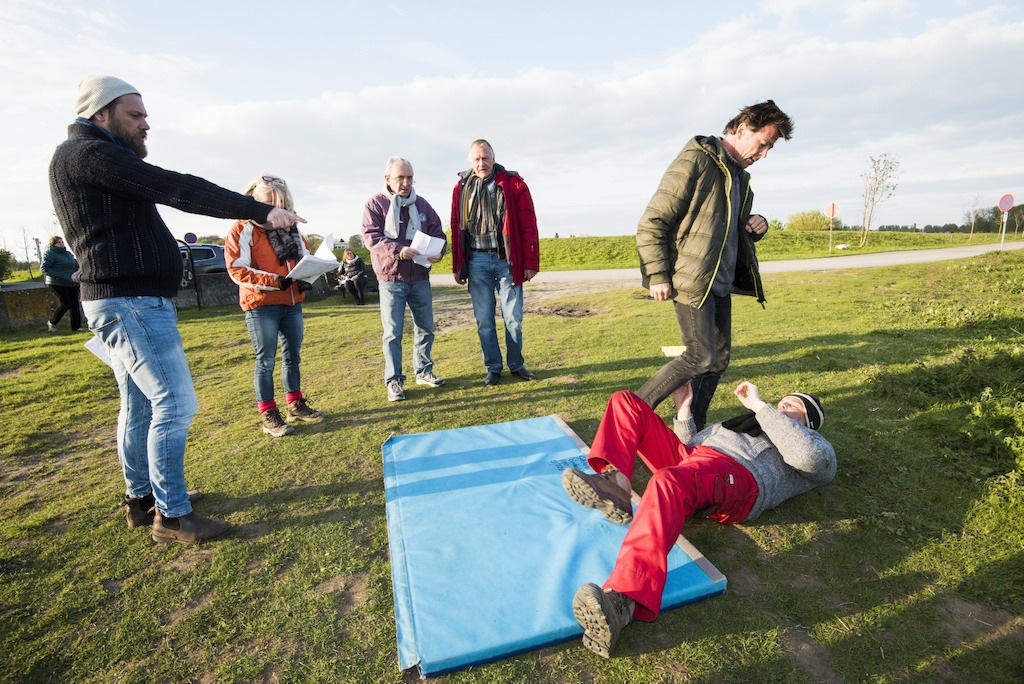 Geloofwaardig vechten met stuntcoördinator Robert De La Haye (c) Alex Vanhee/VRT