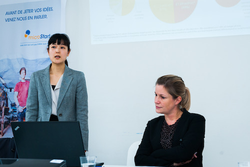 Kana Hayashida (MBA Vlerick Business School) & Veroniek Collewaert (Professor Ondernemerschap, Vlerick Business School)