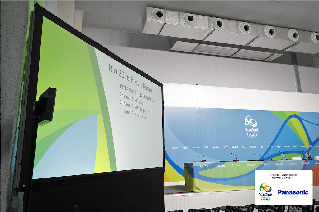 Panasonic @ JJOO Rio 2016 Equipo Video en Sala Prensa