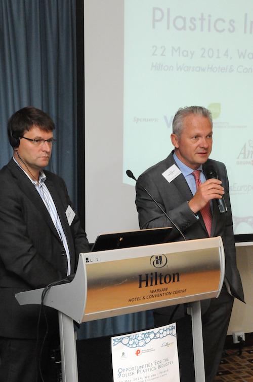 Alexandre Dangis, Managing Director EuPC & Tadeusz Nowicki, president PUPC
