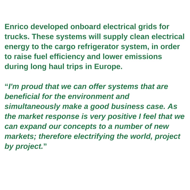 Green worker profile - Enrico Migchels