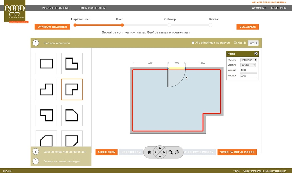 Interactieve keukenplanner ©èggo