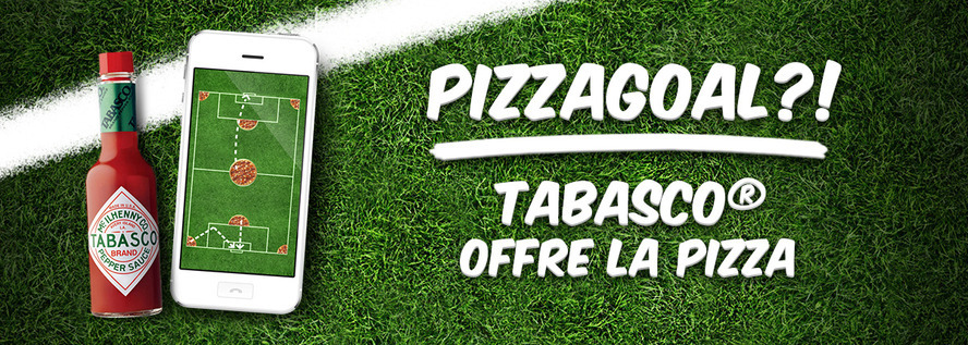 Tabasco® offre des pizzas gratuites pour les Pizzagoals