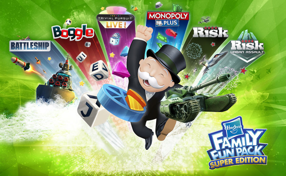 DIVIÉRTETE EN FAMILIA CON EL HASBRO FAMILY FUN PACK SUPER EDITION®
