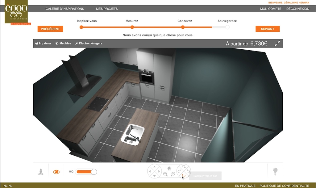 Interactieve keukenplanner ©èggo