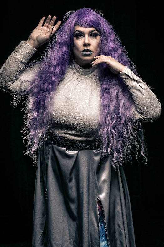 Gina Rickicki as "Cosmic Stranger/Italian Mama" (photo by Daniel Parvis)