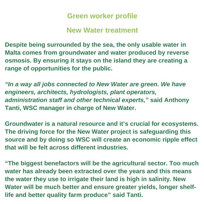 Green worker profile