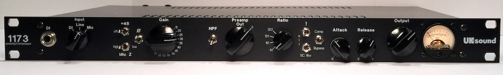 The UK Sound 1173 Mic Pre Compressor