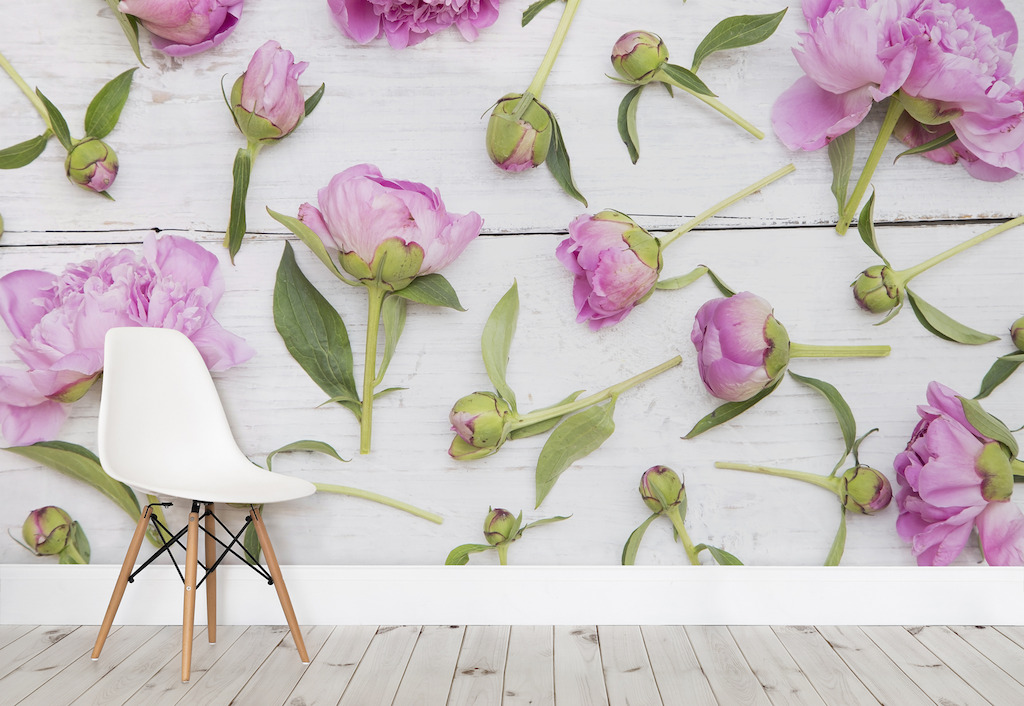 Cut Flowers Wallpaper Mural