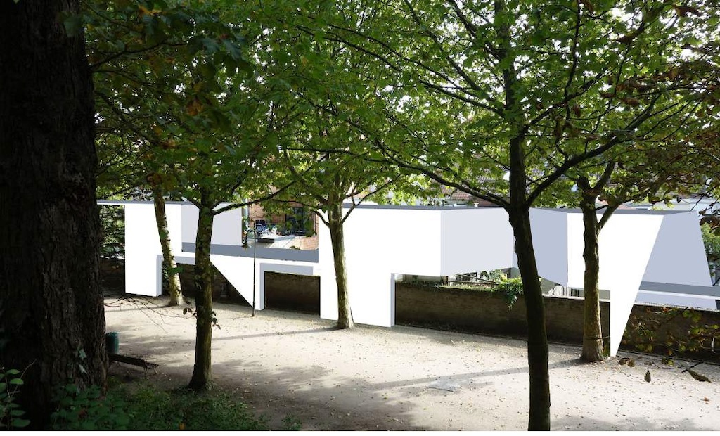 Planschetsen van Adrien Tirtiaux voor Boven de Muur - Tracing The Future