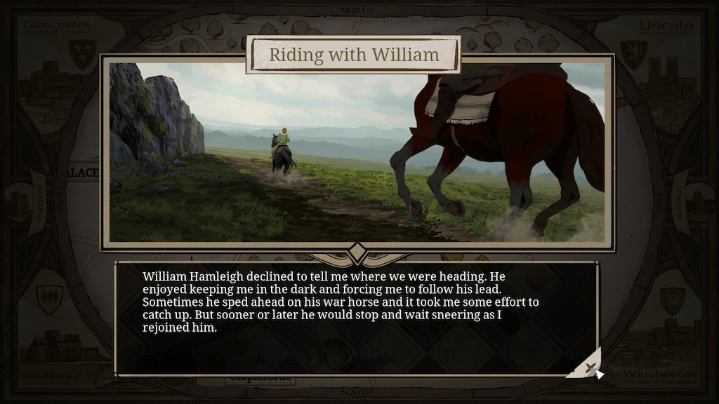Philip travels with William Hamleigh