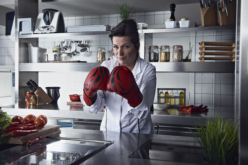 Arabelle Meirlaen, chef étoilé du restaurant Li Cwerneu à Huy