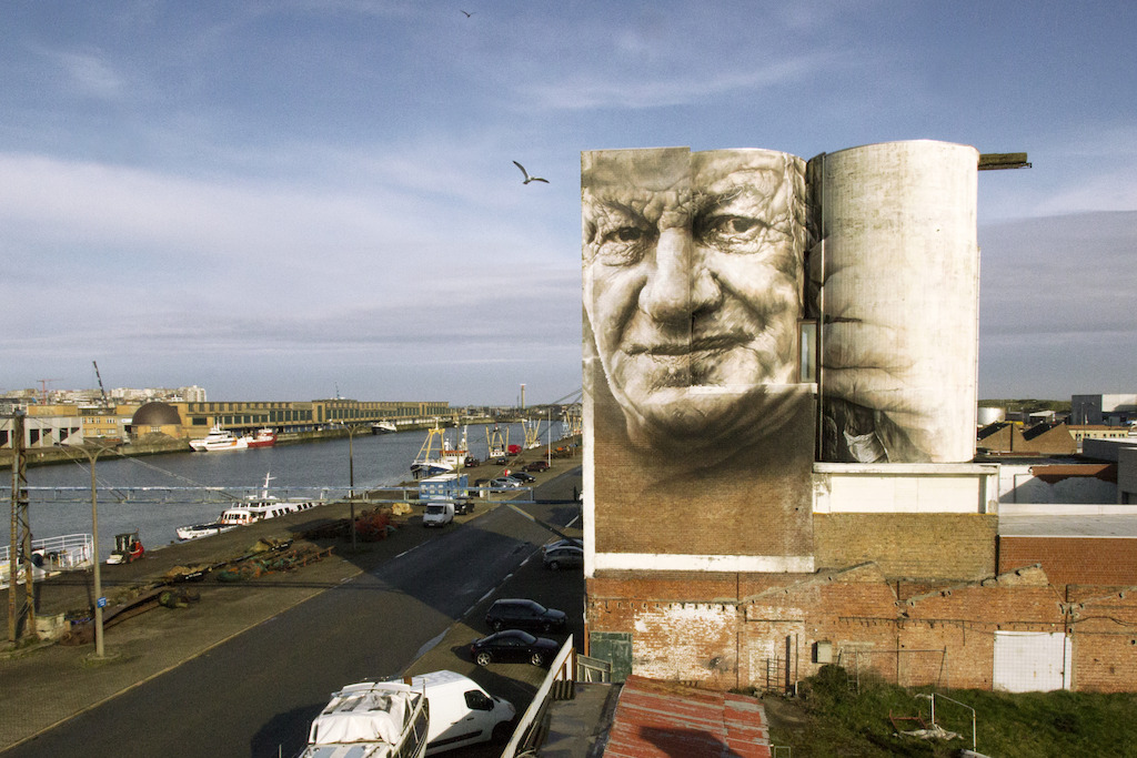 The Crystal Ship 2016 - Werk van Guido Van Helten