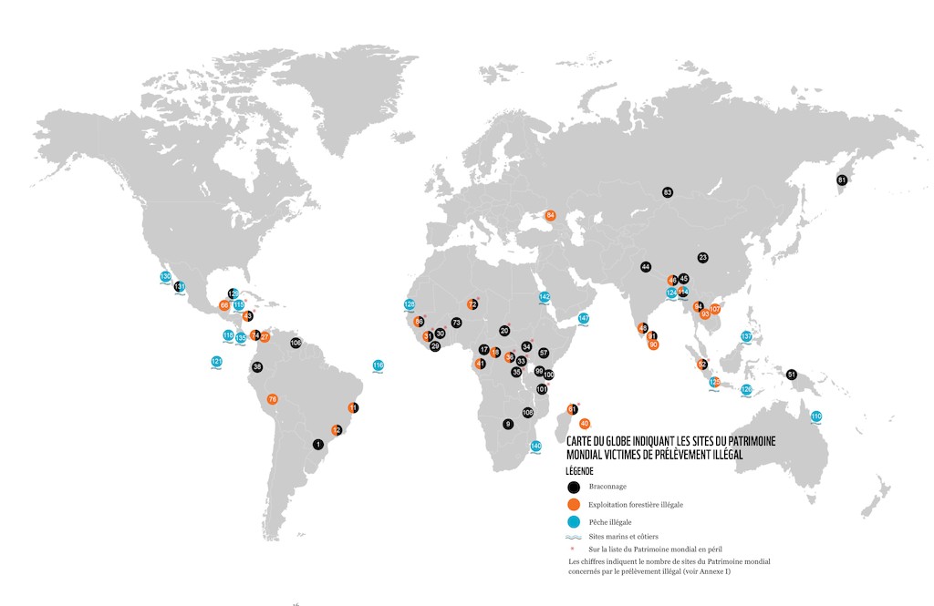 La carte est disponible dans le rapport (pages 16 et 17)