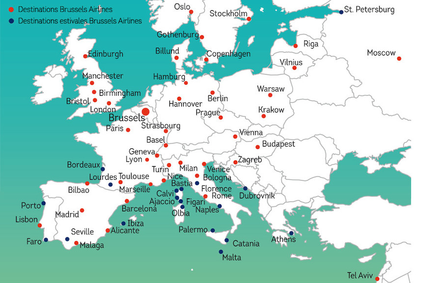 Brussels Airlines débute la saison d'été avec une forte croissance du nombre de ses passagers grâce à ses nouvelles destinations
