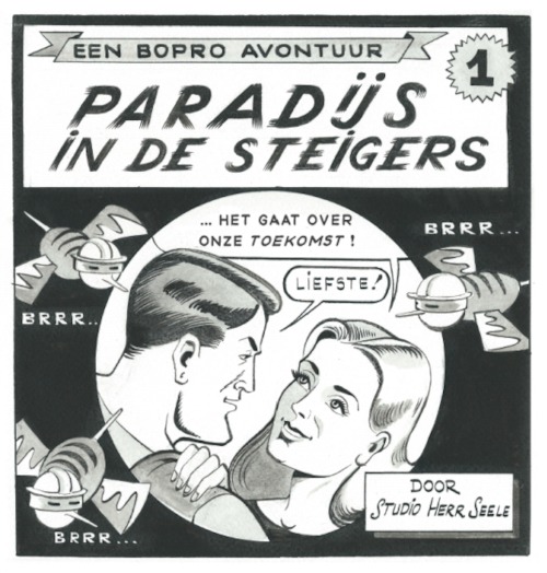 30 jaar Bopro : cartoontekening door Herr Seele