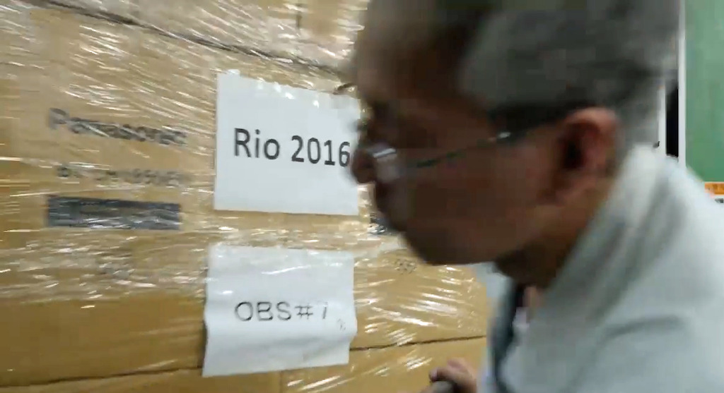 JJOO Río 2016 Embarque Equipo Panasonic