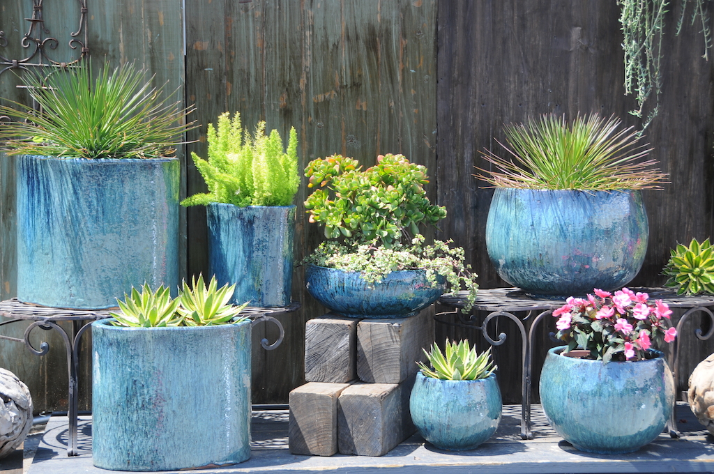 Glazed pottery (photo credit Pike Nurseries)