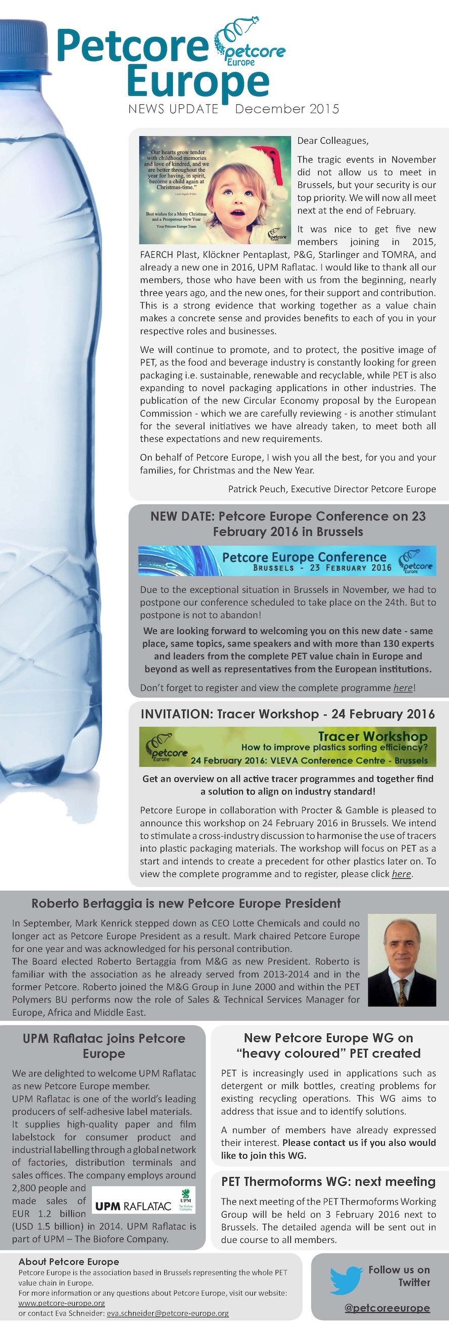 Petcore Europe News Update - December 2015