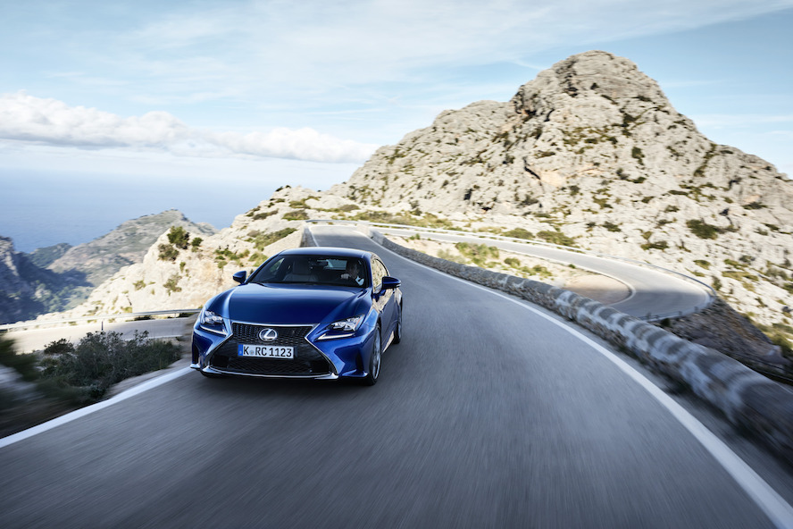 De nieuwe prestigecoupé Lexus RC: spectaculair design en geraffineerd rijplezier