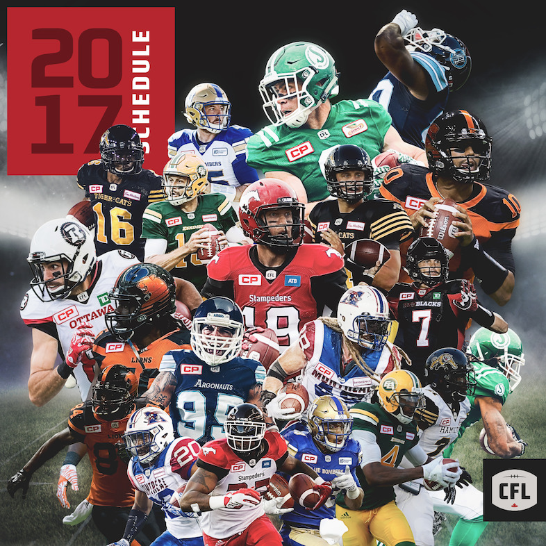 2017 CFL Season Schedule Launch.