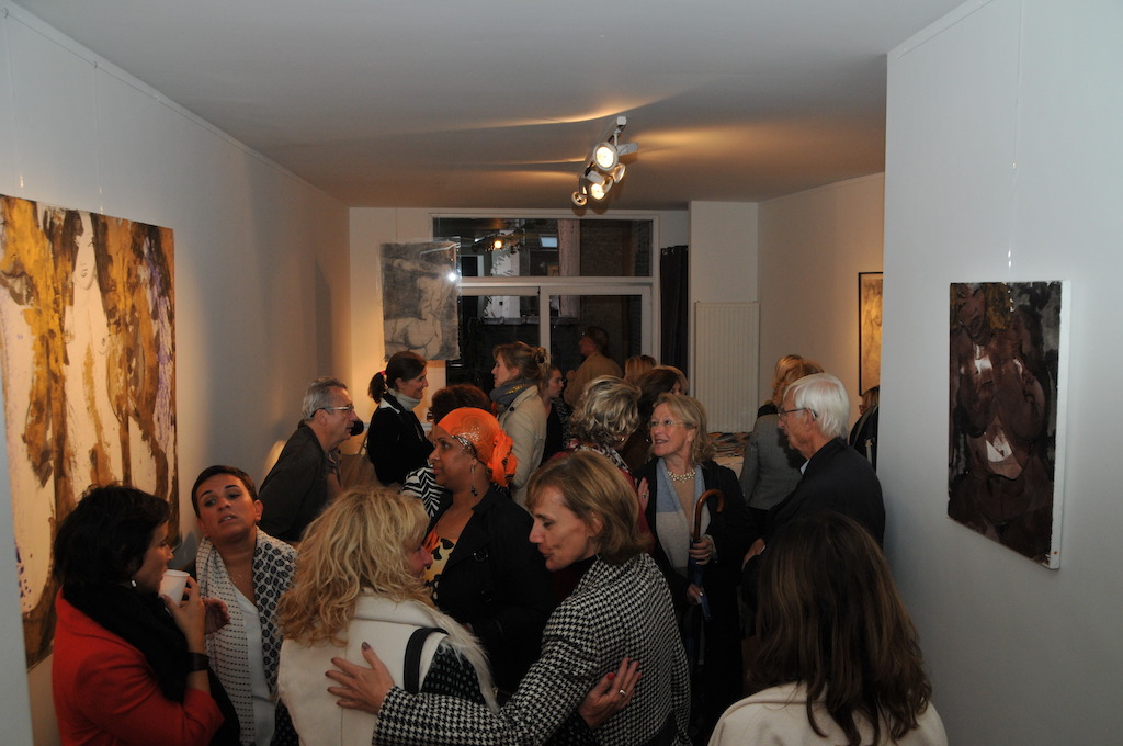 Veel volk op de opening