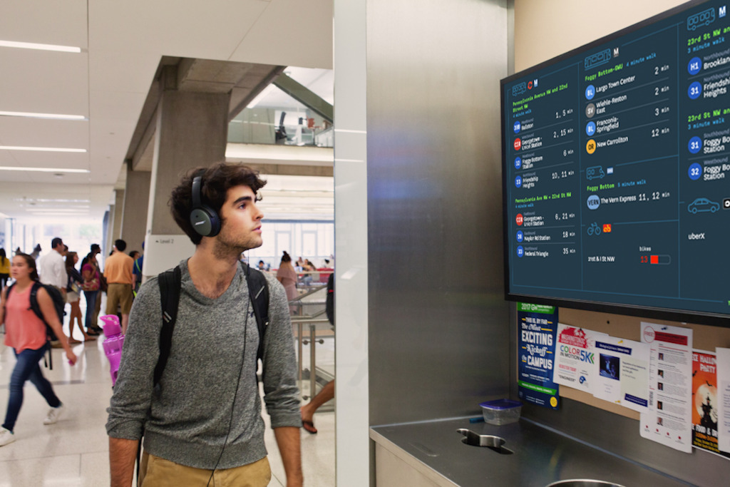 TransitScreen concepto