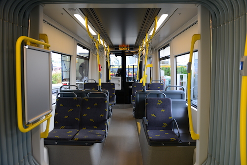 Binnenkant van de nieuwe Flexity 2-tram <br/>Credit: Bombardier