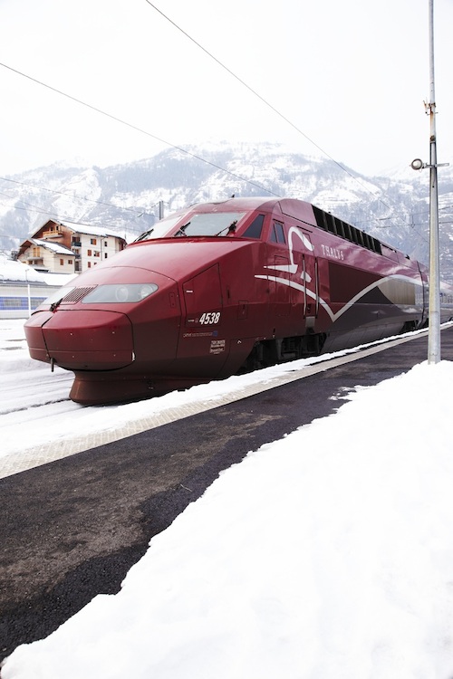 Thalys Sneeuw vertrek
