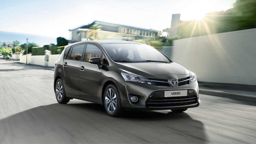 Toyota VERSO MY2017: nieuwe codes, wijzigingen en prijzen