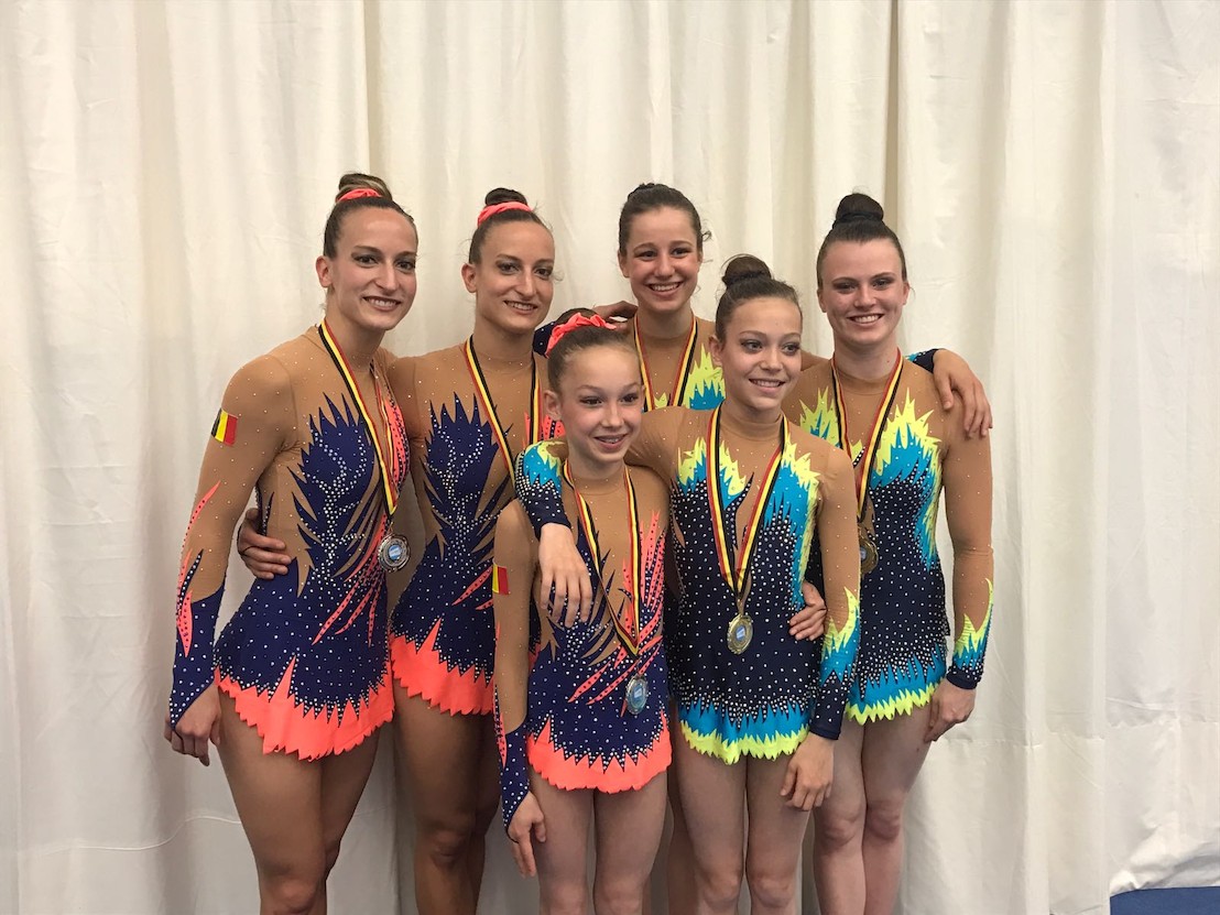 Turnclub Athena schittert op Belgisch kampioenschap Acro Gym in jubileumjaar!