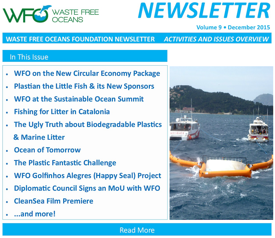 Waste Free Oceans Newsletter Volume 9