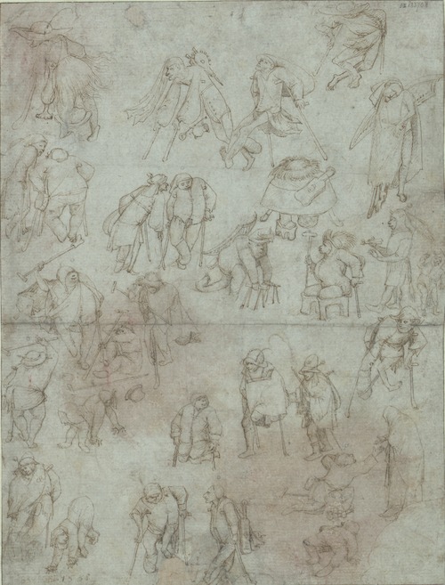 Kreupelen en bedelaars (Navolger van Jheronimus Bosch)
