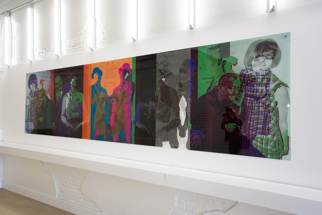 Expo: "The Future = Beurssc50uwburg", werk van Anne-Mie Van Kerckhoven - foto: Bram Tack