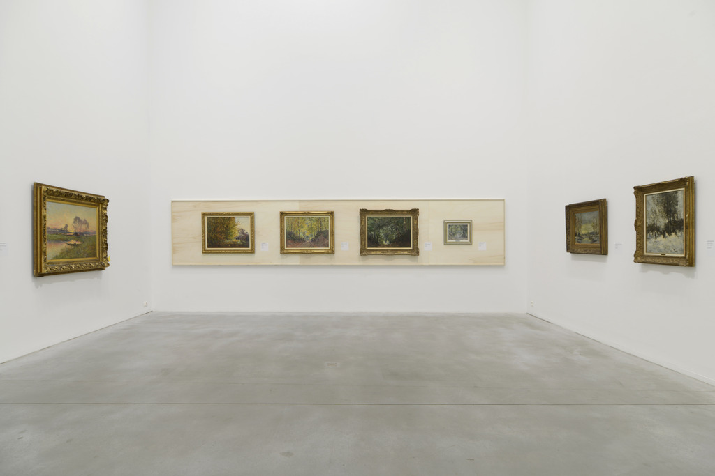 View at the exhibition with works from Lucien Frank & Guillaume Vogels (c) Isabelle Arthuis