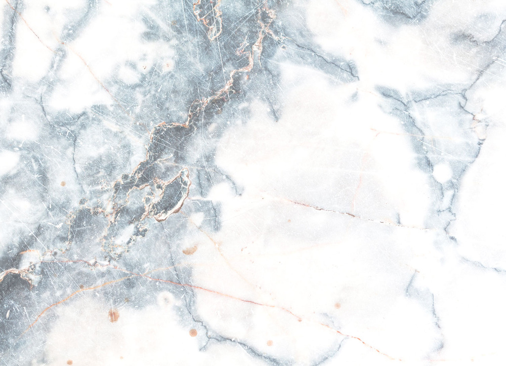 Deep | <br/>Blue and White Marble Effect Flooring