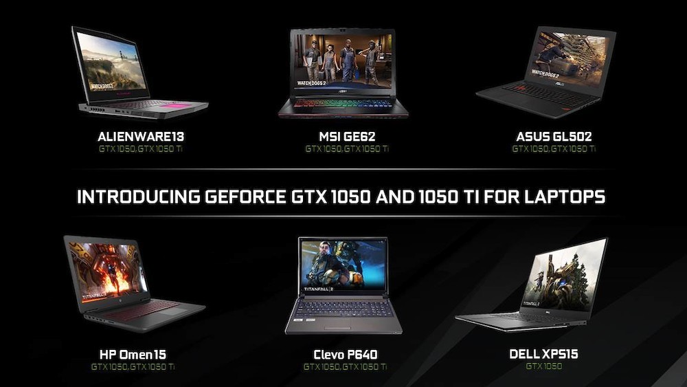 NVIDIA-Notebooks mit GeForce GTX 1050 und GTX 1050 Ti ab sofort erhältlich